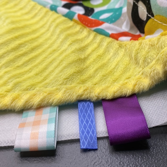 Bright Starts Taggies Lion Lovey 14” Security Blanket Baby Stuffed Toy Infant - Picture 11 of 11